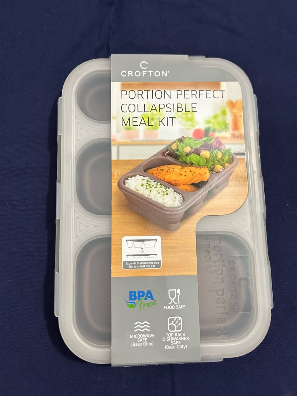 Croton Collapsible Meal Kit - Gray